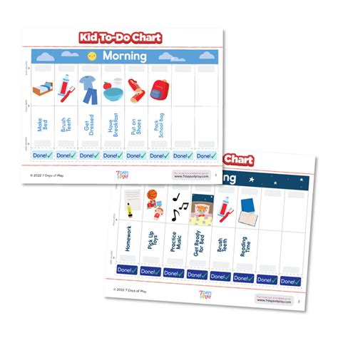 Image result for Morning Routine Behavior Chart