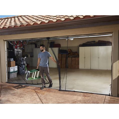 Double garage magnetic screen door – Artofit