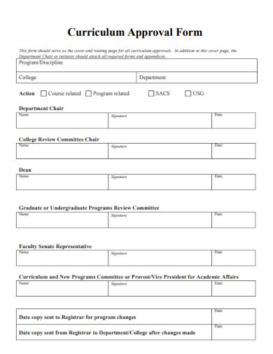 Image result for Curriculum Form