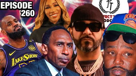 LeBron Stephen A Courtside Drama, Serena’s Toronto Team, Track Star Hit ...