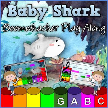 Baby Shark - Boomwhacker Play Along Video and Sheet Music by Mr G Music ...
