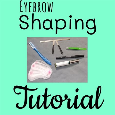 Image result for Eyebrow Shaping Tutorial