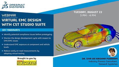 Virtual EMC Design with Dassault Systemes CST Studio Suite | Autocar ...
