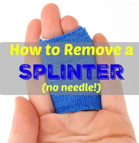 Image result for Remove Splinter