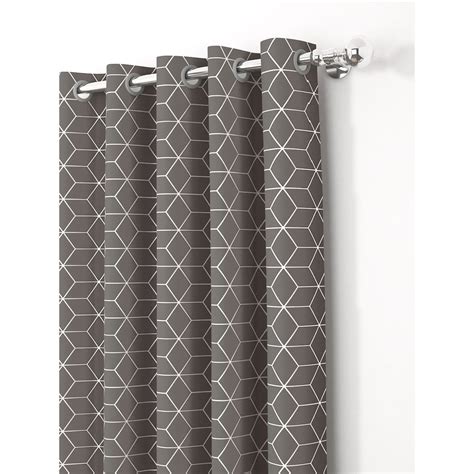 Buy Story@Home 300 GSM Polyester Blackout Curtain 1 Pc Grey Online