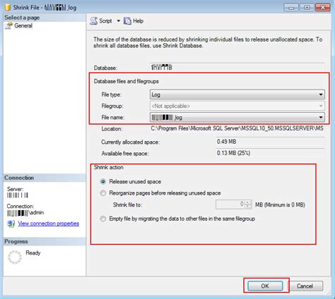 Moving Database Log File SQL 的图像结果