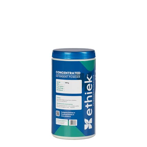Concentrated Detergent Powder with 3X Power for Stain Removal – Ethiek