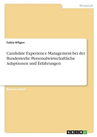 Buy Candidate Experience Management bei der Bundeswehr ...