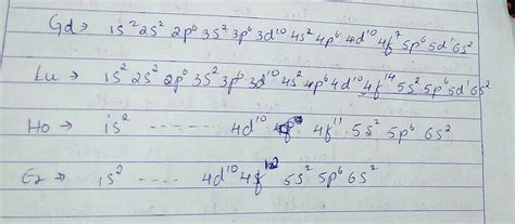 Write down the electronic configuration of the following in the ground ...