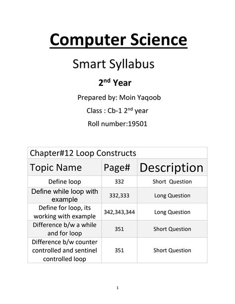 2nd Year Computer First Chapter Complete 的图像结果