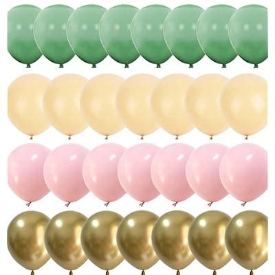 Buy Pink Sage Green Balloons – Assorted Nude Pink Olive Green Gold ...