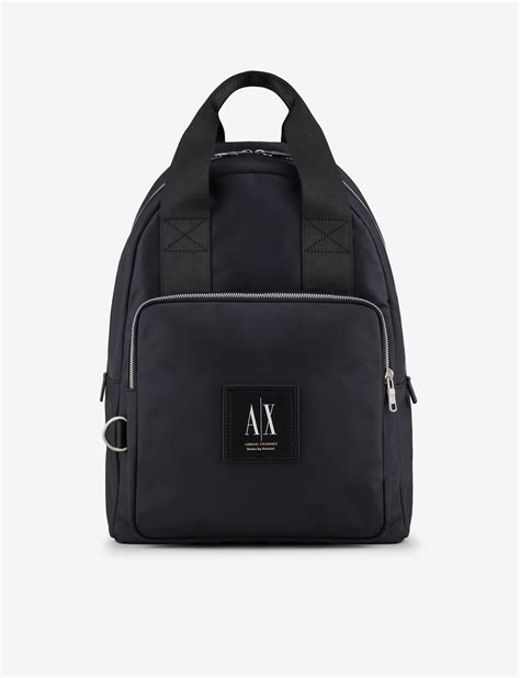Textured Laptop Backpack With External Compartment