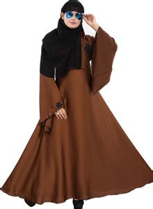 TUCUTE Chiffon Solid Burqa With Hijab Price in India - Buy TUCUTE ...