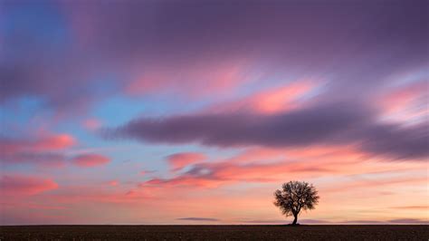 Smooth sunset in the spanish central plateau [OC] [2048x1152] : r/EarthPorn