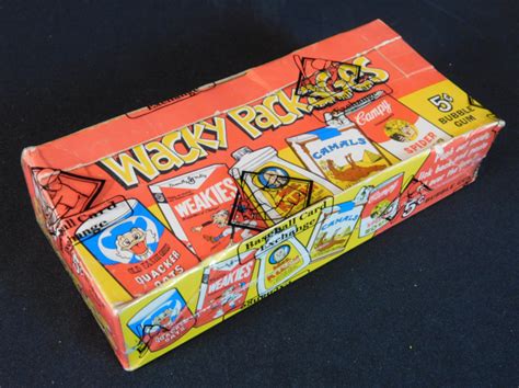 Lot Detail - Exceptionally Rare 1967 Topps Wacky Packages Unopened Wax ...