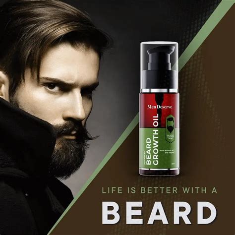 Shop Advanced Beard Growth Oil For Growth & Patchy Beard | Men Deserve