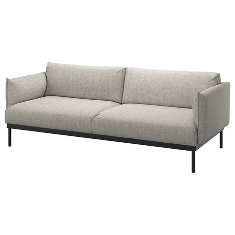 ÄPPLARYD 3-seat sofa, Lejde light grey - IKEA