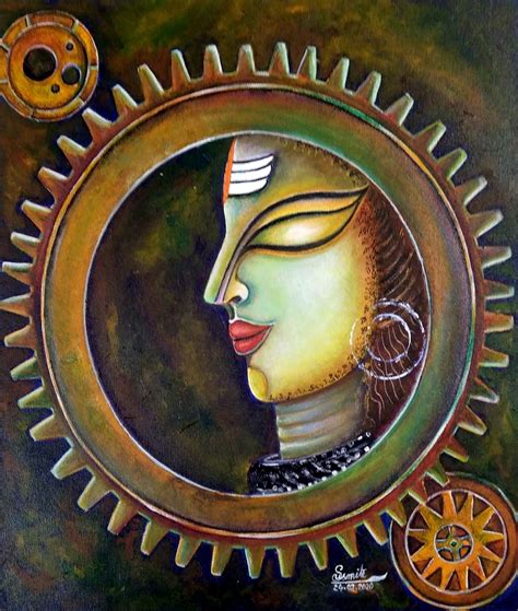 Buy Painting Kalchakra_s1 Artwork No 16388 by Indian Artist Susmita Mandal