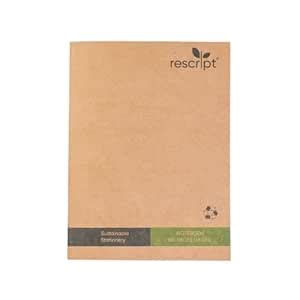rescript King Size 160 Pages Ruled Notebook | Pack of 6 | Eco-Friendly ...