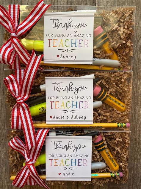 Personalized Teacher Gift Box, Holiday, Valentine, Box of Goodies for ...