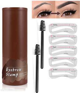 Huda Girl Beauty One Step Eyebrow Kit Stamper with Stencils and Brushes ...
