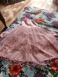 Hopscotch Girls Poly Viscose Lovely Floral Applique Sleeveless Full ...