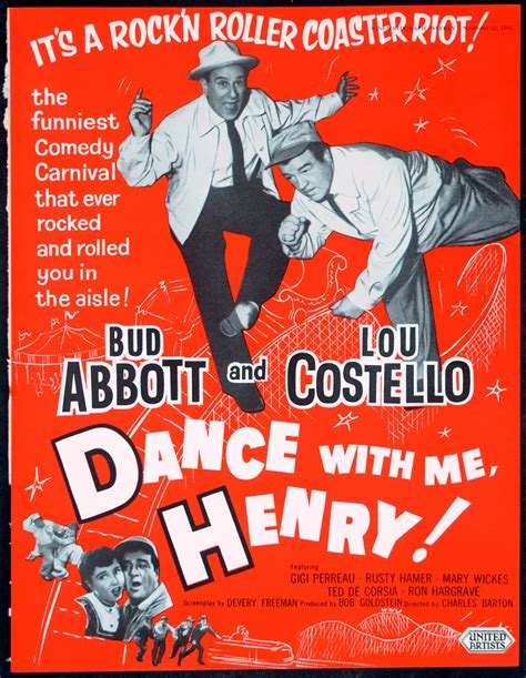 DANCE WITH ME HENRY | Rare Film Posters