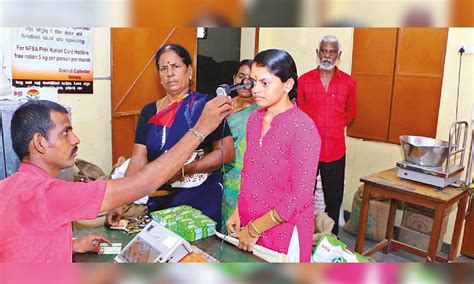 Vellore PDS outlets provided with iris scanners