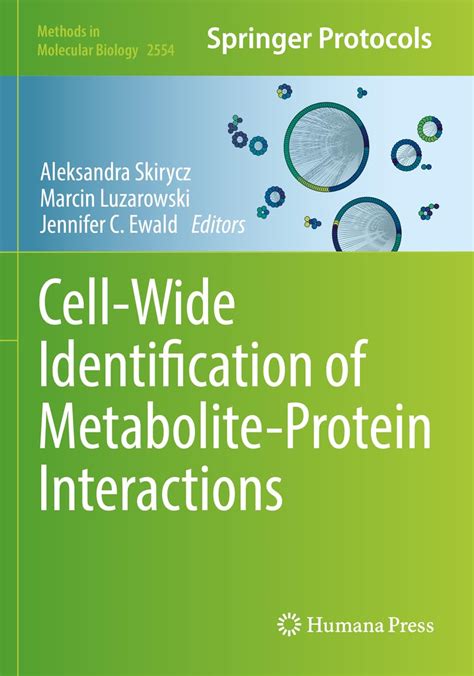 Buy Cell-Wide Identification of Metabolite-Protein Interactions: 2554 ...