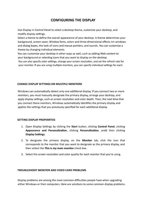 Image result for Configuring Display Devices