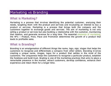 Marketing vs Branding - Co-ordination is the unification, integration ...