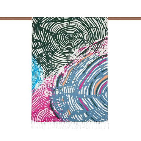 Colorful Zebra Print Silk Scarf Model 06 | Ipekevi