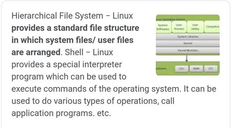 Explain the features of Linux system - Brainly.in