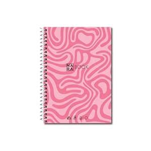 Nara NARABOOK Smart Reusable Notebook (Coral Pink Cover), Tear ...