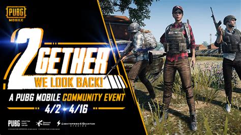 PUBG Mobile Community Event '2gether We Look Back' Gets You 6000 UC