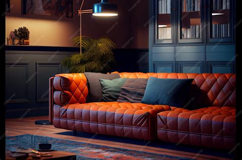 Premium AI Image | Luxury living room in house with modern interior ...