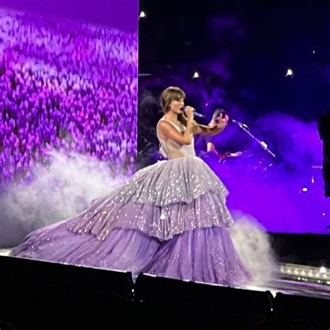 Taylor Swift Speak Now Photoshoot Purple Dress