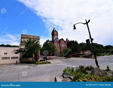 Historic Courthouse Plattsmouth Nebraska Stock Image - Image of font ...