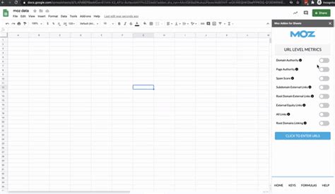 moz api v1 for sheet guide hell hub