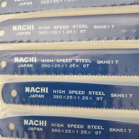 Yahoo!オークション - NACHI POWER HACK SAW BLADES 350×25×1.25 9T ...