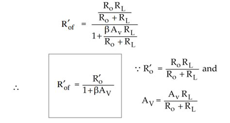 Input and Output Resistance - Feedback Amplifiers