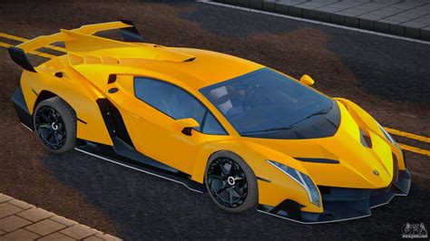 Lamborghini Veneno Black And Yellow