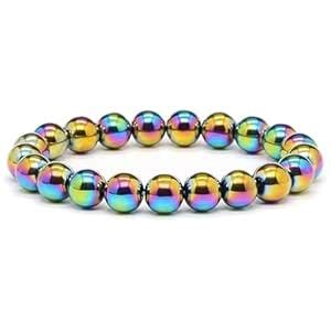 Buy Stylish Crystal Money Magnet Bracelet, Shiny Gold-Like Stone ...