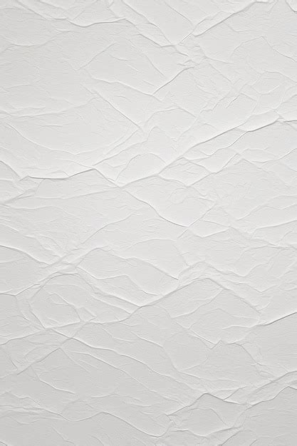Wrinkled white paper texture background with a slight edge generative ...