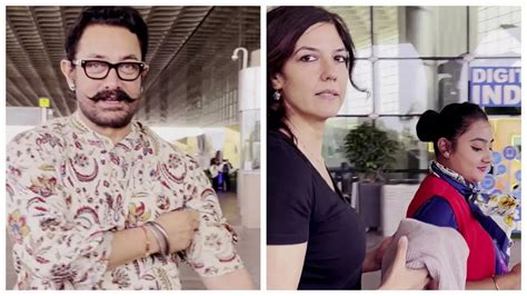 Aamir Khan is all smiles as he jets out of city with girlfriend Gauri ...
