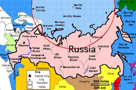 Image result for Russia Map