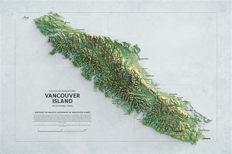Map Of Mountains Of Vancouver Island Map Of The Sunshine Coast