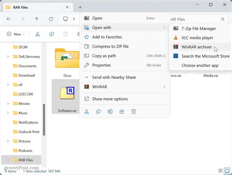 Image result for How to Open a winRAR File