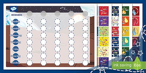 Space-Themed Reward Chart and Stickers (teacher made)