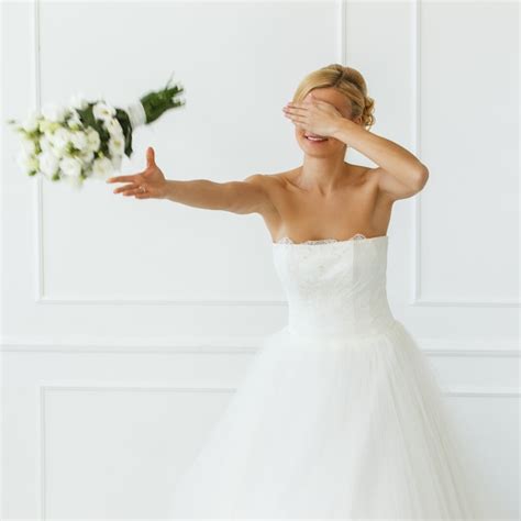 Image result for Funny Bride Throwing Bouquet